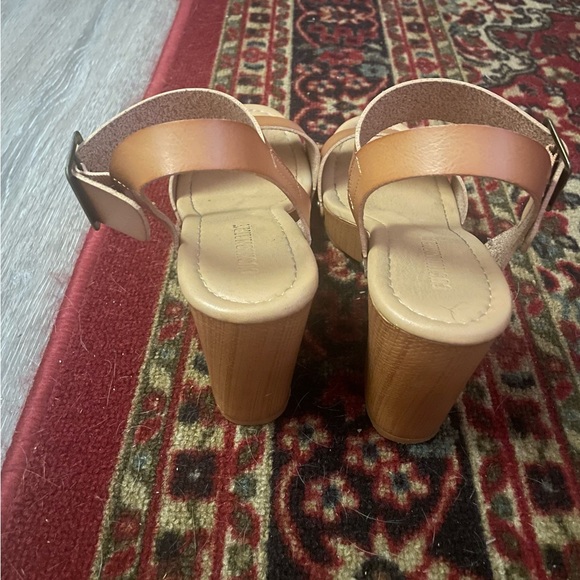 Tan Platform Sandals - Picture 3 of 5